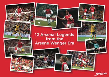 Arsenal Legends Calendar Free with new Gooner tomorrow