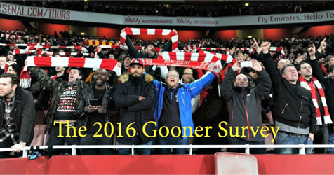 2016 Gooner Survey is now online