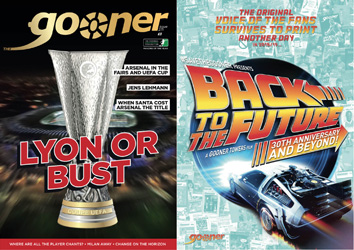 Final issue (of this season) of The Gooner on sale tonight