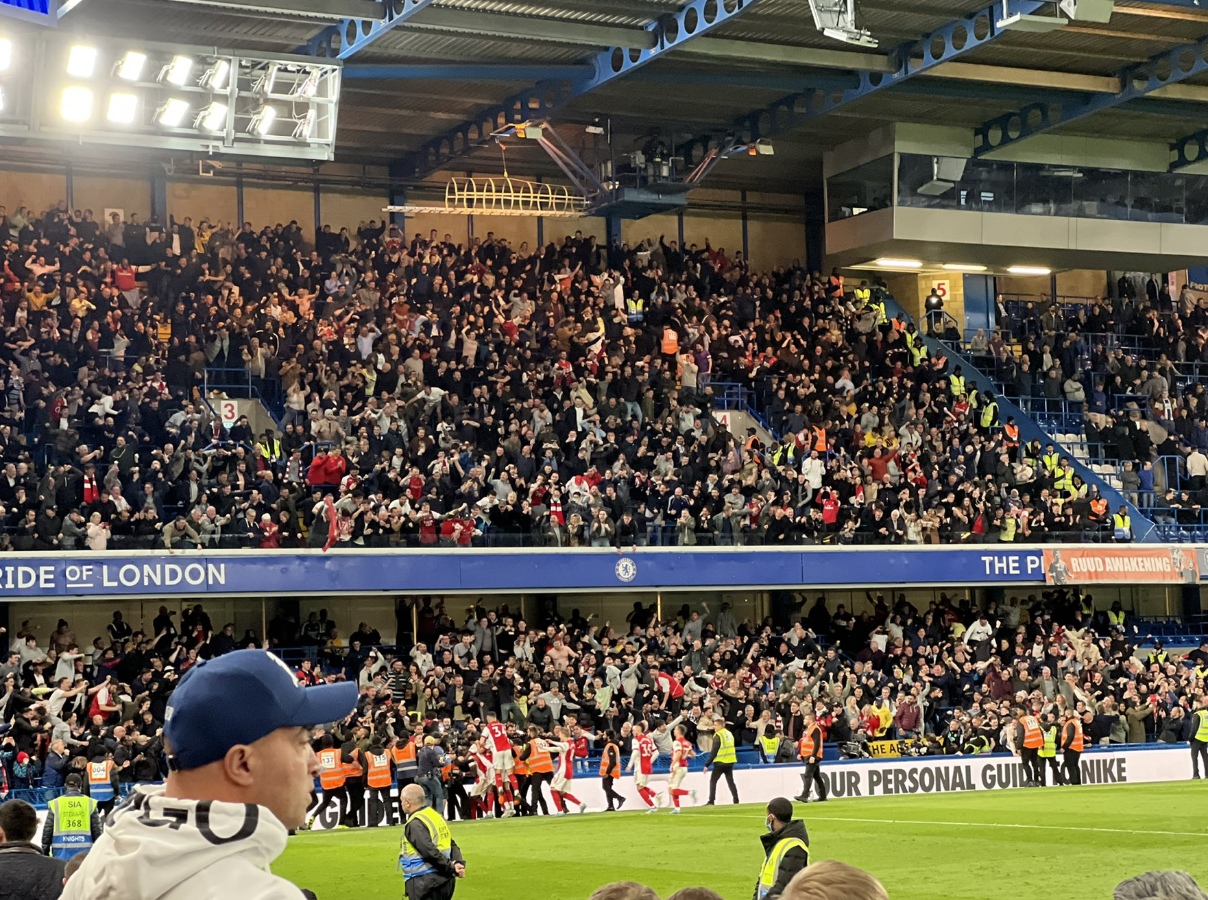 Arsenal boss Mikel Arteta hails loyal supporters after thrilling 4-2 victory over Chelsea at Stamford Bridge 