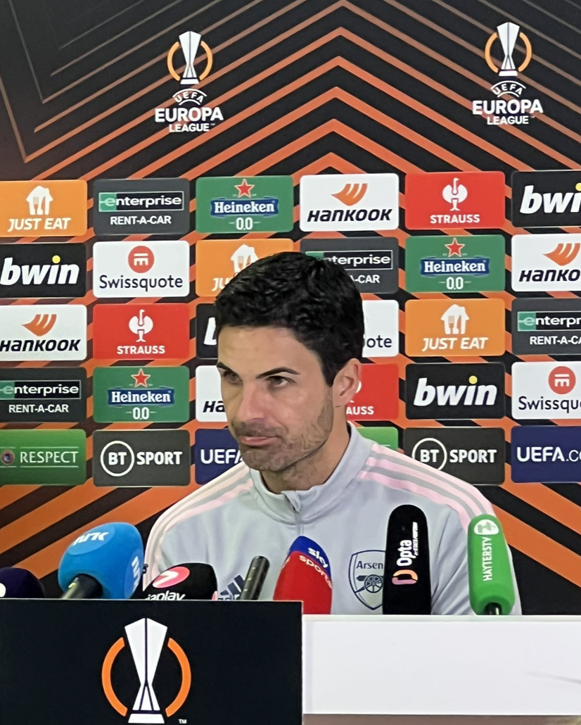 Arsenal boss Mikel Arteta previews Europa League clash with Bodo/Glimt