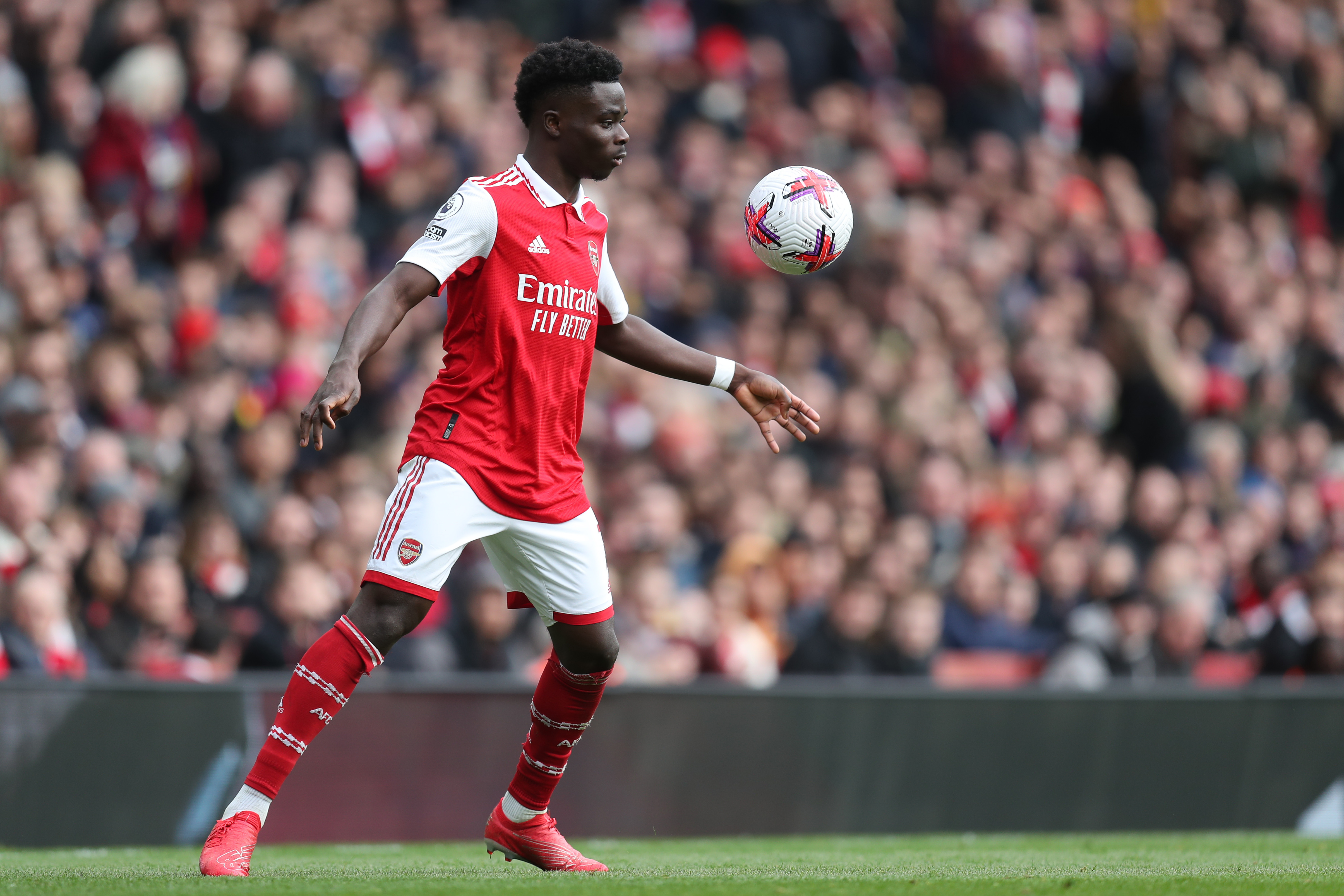 Bukayo Saka named the Premier League’s Player of the Month for March