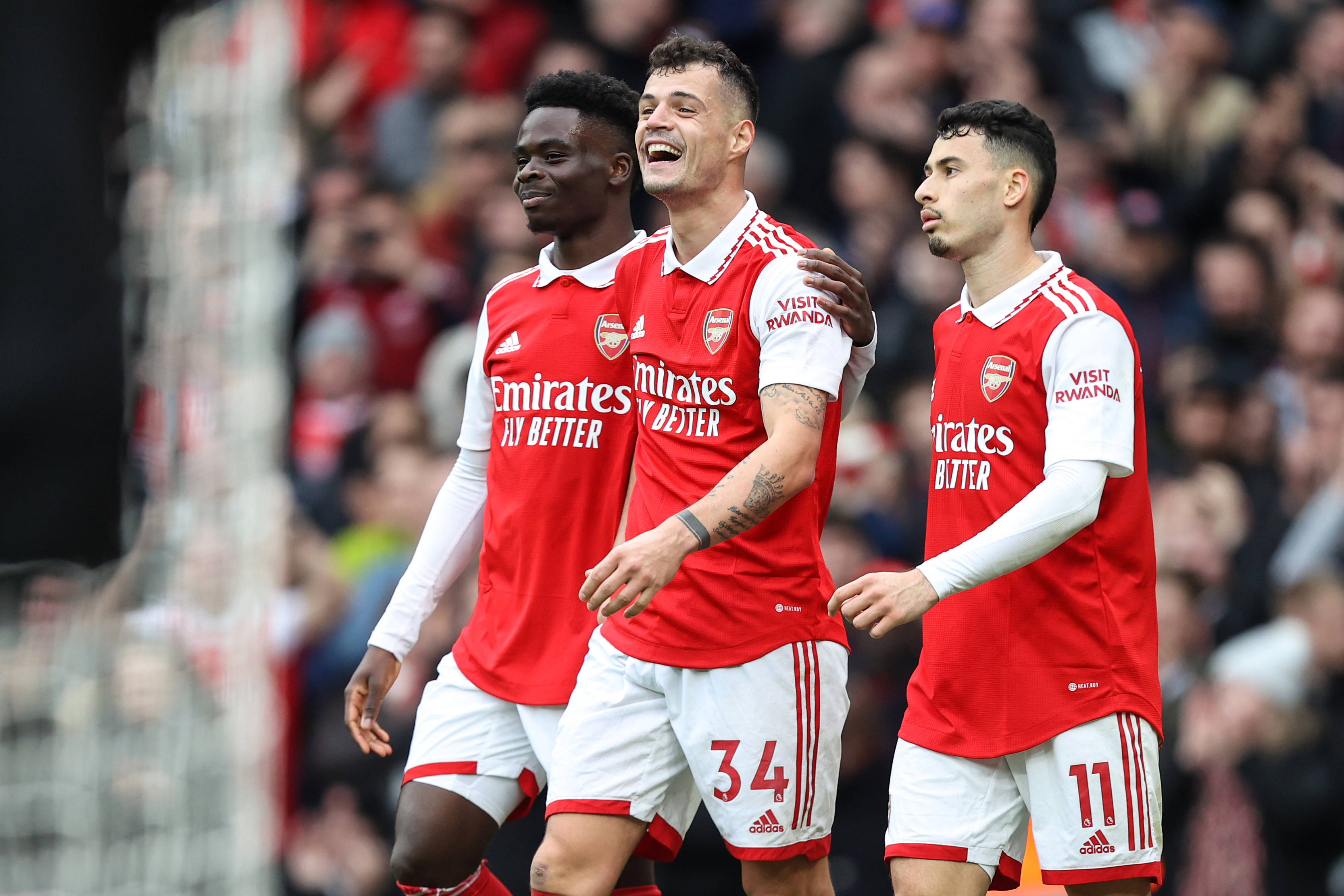 Granit Xhaka shares the squad's confidence as a trip to Anfield awaits Arsenal