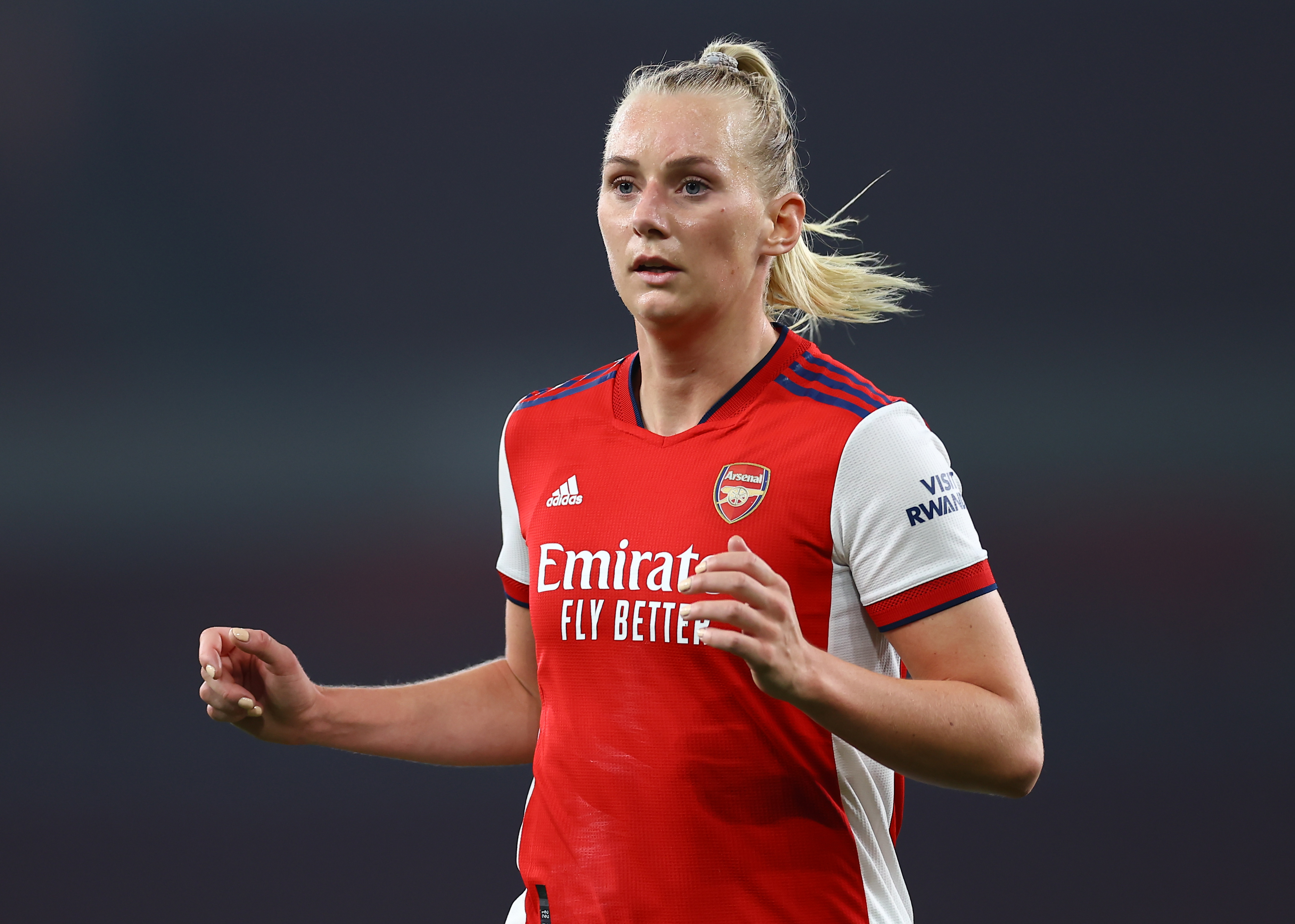 Arsenal hero Stina Blackstenius on Champions League semi final comeback