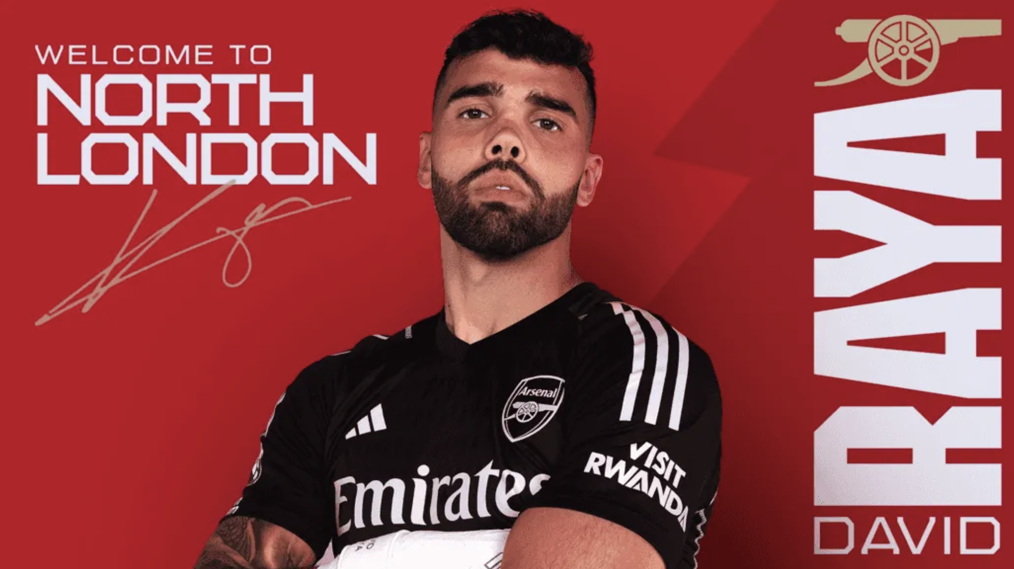 David Raya joins Arsenal on season long loan from Brentford - after signing two year deal with Bees with option for further 12 months 