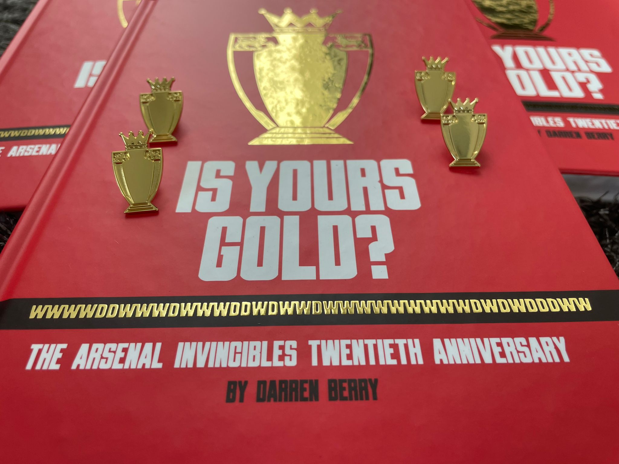 Arsenal Christmas Book List: Is Yours Gold by Darren Berry 