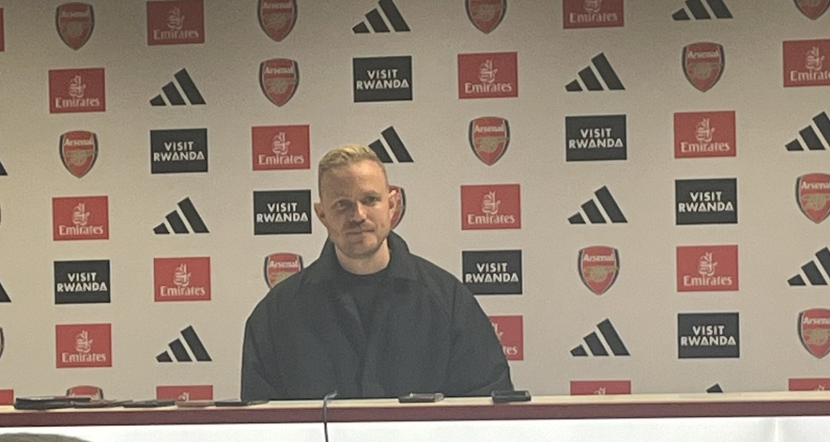 Jonas Eidevall reacts to Arsenal Women’s emphatic 4-1 victory over Chelsea