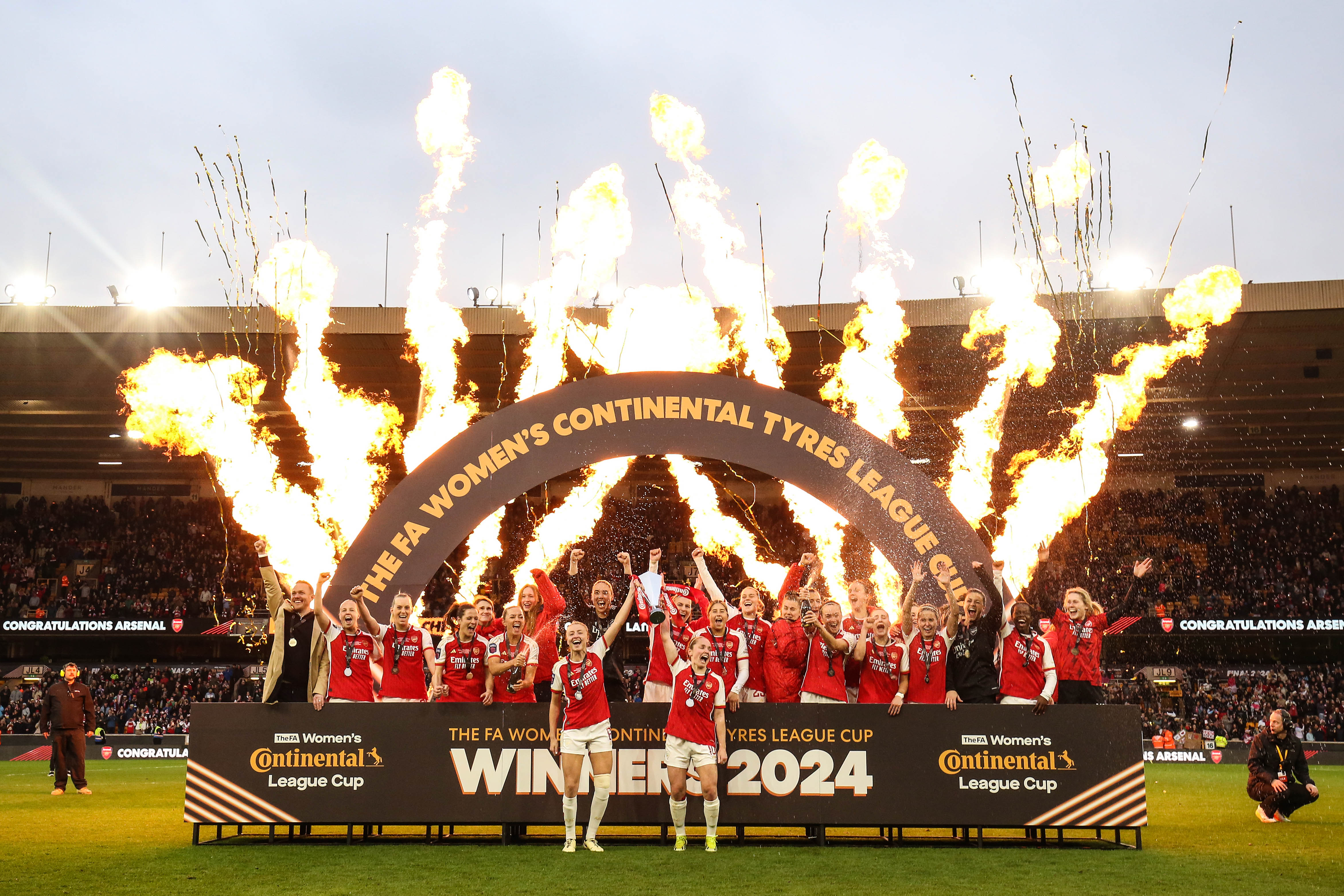 Arsenal Women beat Chelsea 1-0 to win Conti Cup