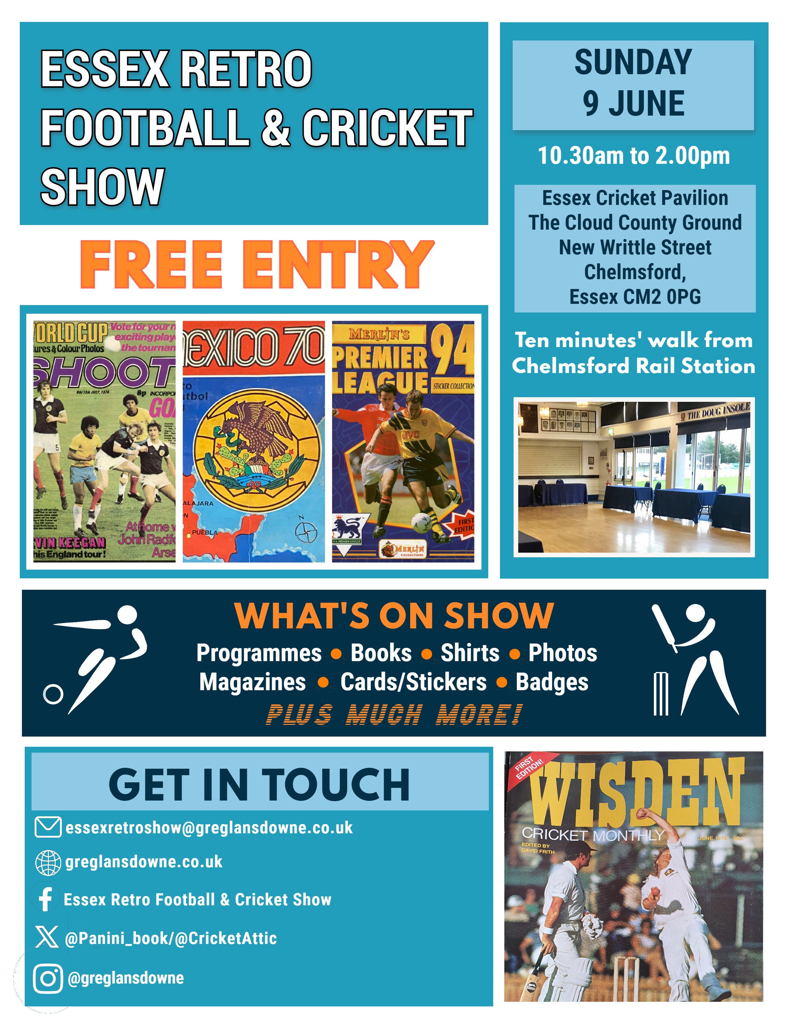 Essex Retro Football & Cricket Show takes place this weekend 