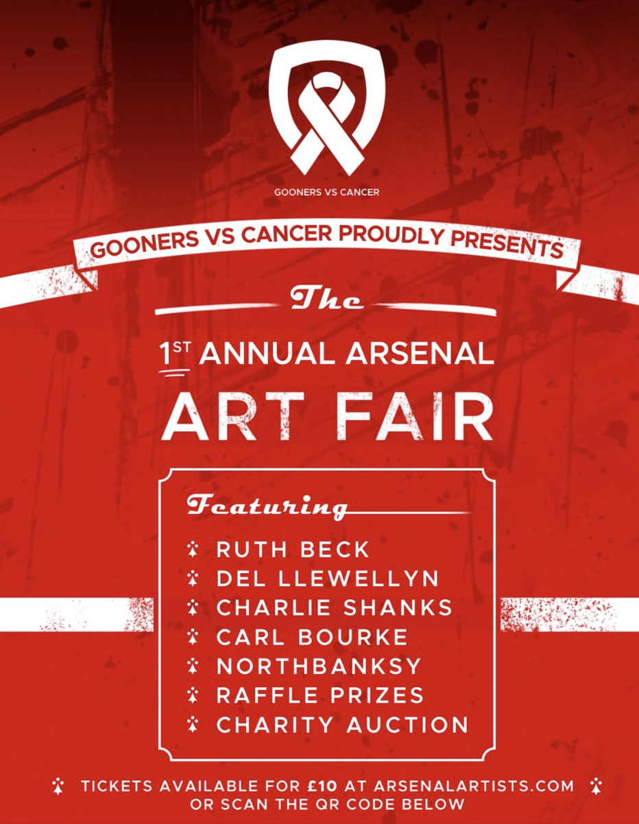 Gooners vs Cancer: Arsenal Art Fair 