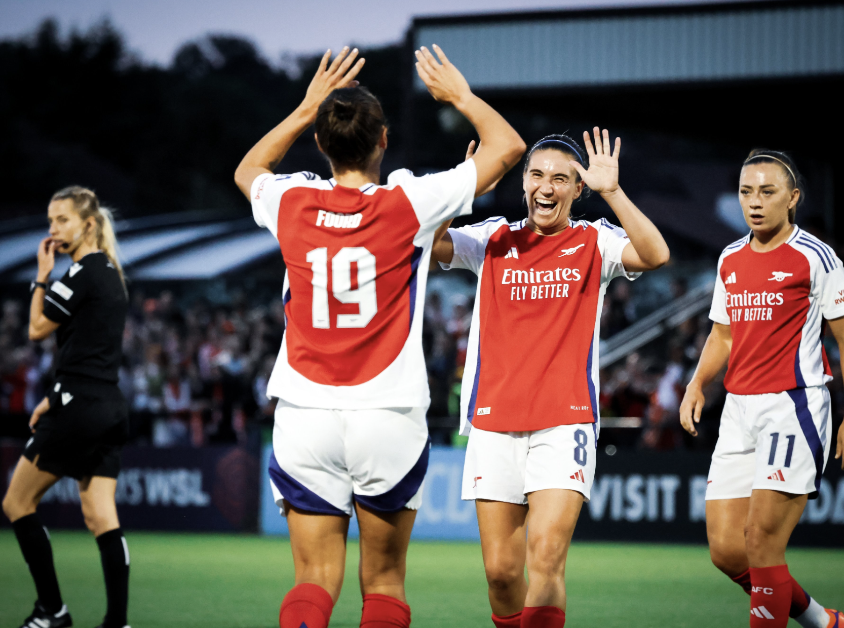 Arsenal Women 6-0 Rangers Women: Majestic Foord hits four as Gers routed 