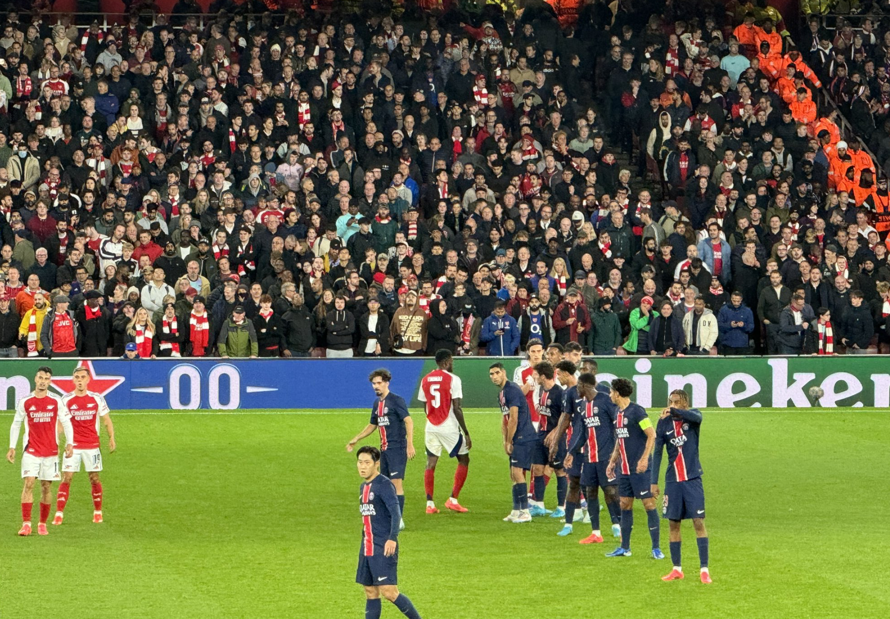 Champions League: Arsenal 2-0 PSG