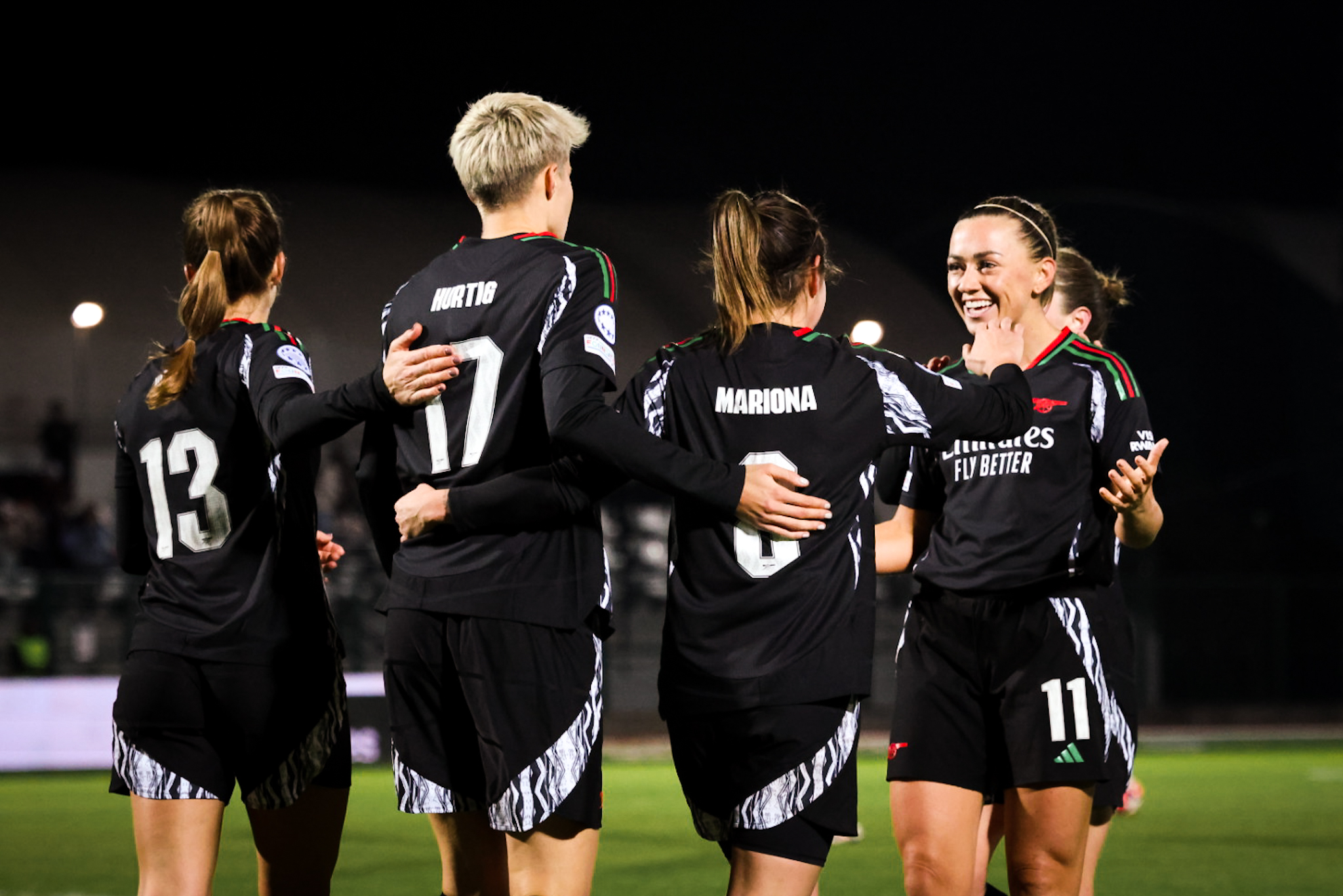 Arsenal Women to wear black away kit in Saturday's North London Derby