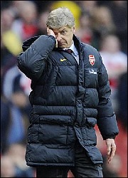 Not good enough. And Arsene knows it