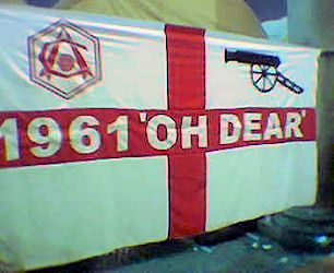 Flags out for the lads v Charlton