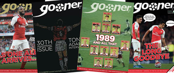 Save ‘The Gooner’ Update! Sample Issue for 50p!