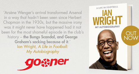 Signed copies of Ian Wright’s Autobiography ‘A Life in Football’ to win