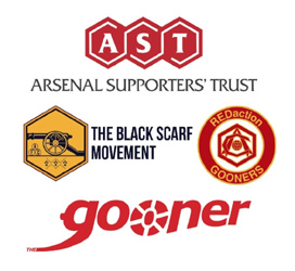 Joint statement from Arsenal fans' organisations