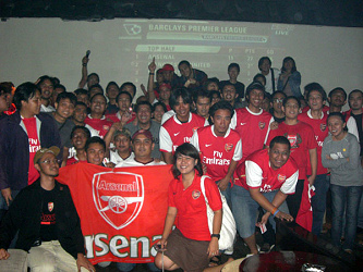 Arsenal v Man Utd – a Saturday evening in Indonesia