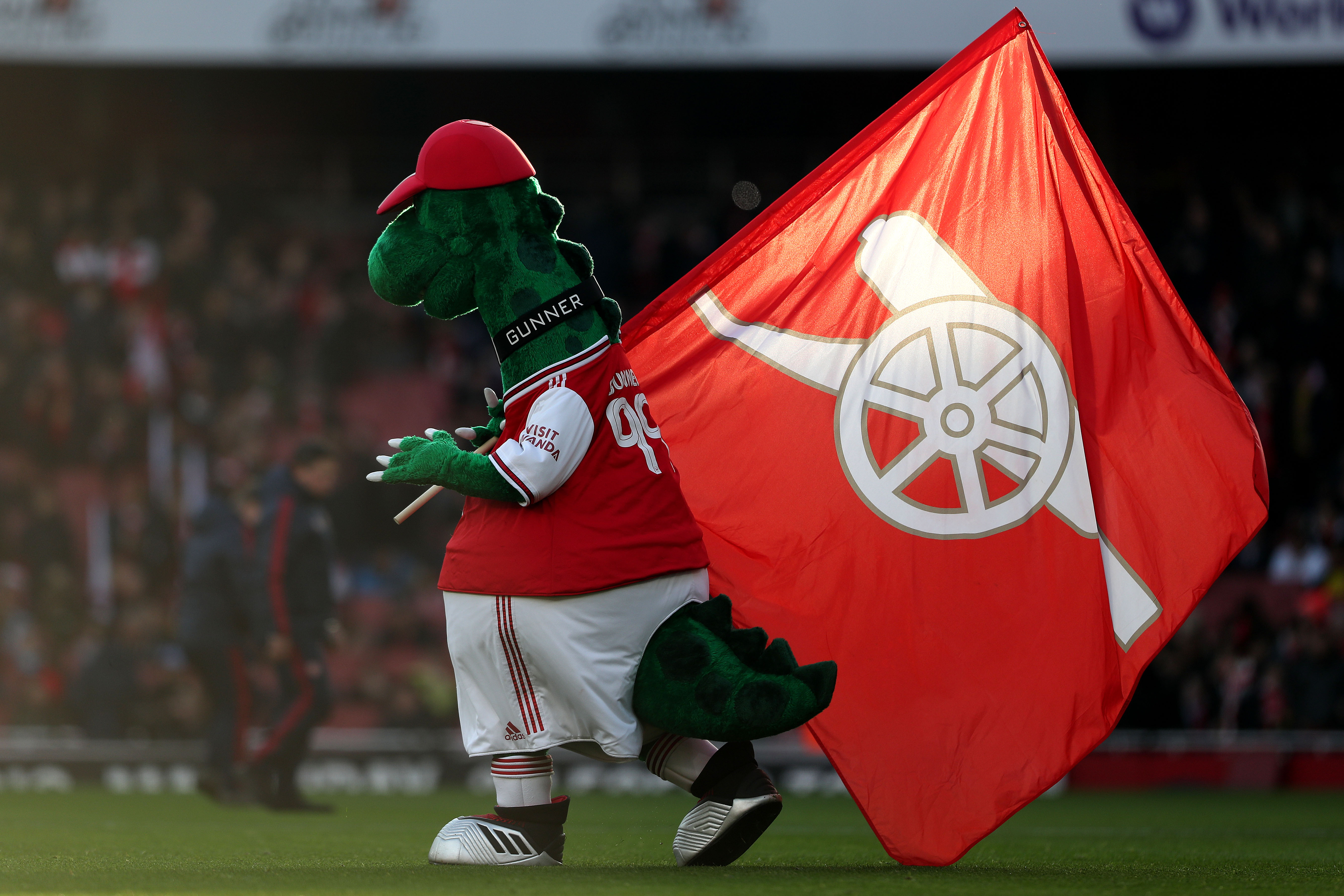 Gunnersaurus made redundant as part of Arsenal cost-cutting