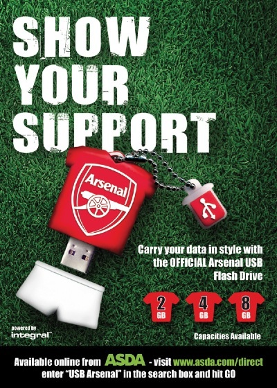 Last chance to win one of 11 Arsenal USB Flash Drives 