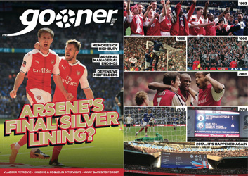 This season’s final issue of The Gooner goes on sale this evening