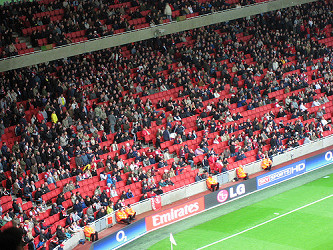 In a genuine emergency, Arsenal’s aisles would not be safe.