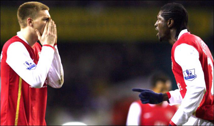 Eyewitness account of the Adebayor - Bendtner spat