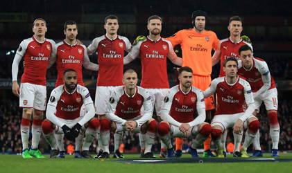 Arsenal Put A Firm Foot Into Europa League Semi-Finals